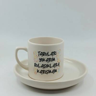 TABULARI YIKARIM-VENÜS TÜRK KAHVESİ FİNCANI - TRANSPARAN GÖVDE - 1