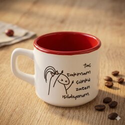 TAÇ TAKMAM ÇÜNKÜ-VENUS KUPA - KIRMIZI İÇ - 