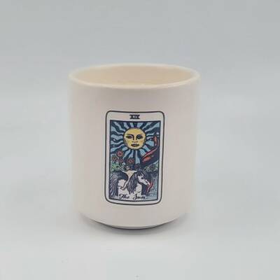 TAROT AŞIKLAR-SATÜRN KOKULU MUM - TRANSPARAN GÖVDE - 1