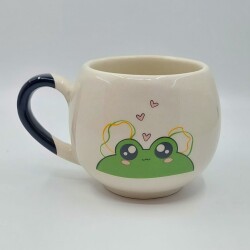 TATLI KURBAĞA-BALON KUPA - SİYAH SAP - 