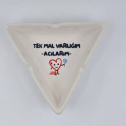 TEK MAL VARLIĞIM ACILARIM-ÜÇGEN KÜLLÜK - TRANSPARAN GÖVDE - 