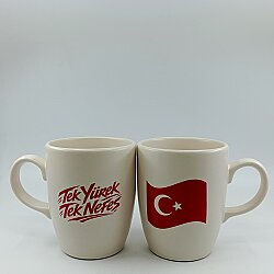 TEK YÜREK TEK NEFES 2-OVAL KUPA - TRANSPARAN SAP - 