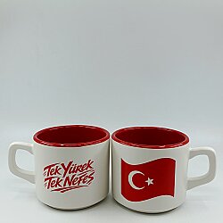 TEK YÜREK TEK NEFES 2-VENUS KUPA - KIRMIZI İÇ - 