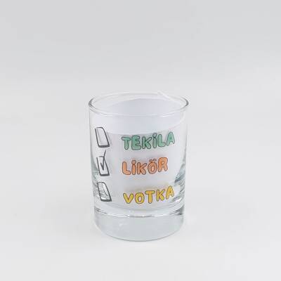 TEKİLA LİKÖR VOTKA-SHOT BARDAĞI - ŞEFFAF - 1