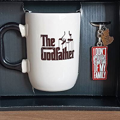 THE GODFATHER-LİSANSLI KUPA ANAHTARLIK SET - TEKLİ - 1