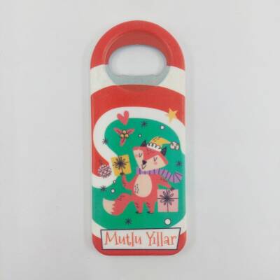 TİLKİ MUTLU YILLAR-DİKEY AÇACAK MAGNET - TEKLİ - 1