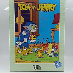 TOM VE JERRY CLOCK-PUZZLE - 100 PARÇA - 