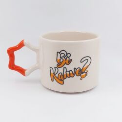 TURUNCU Bİ KAHVE?-YILDIZ KUPA - TURUNCU SAP - 