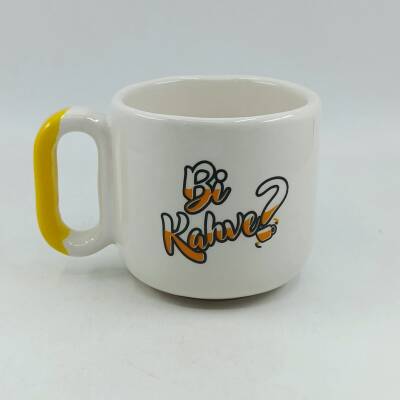 TURUNCU Bİ KAHVE?-ARYA ÇAY FİNCANI - SARI SAP - 1