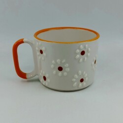 TURUNCU ÇİÇEK - 3D-ÖZEL FORM - 3D - 