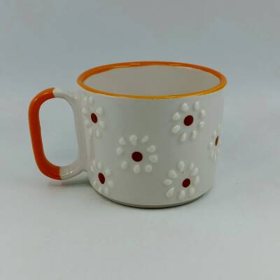 TURUNCU ÇİÇEK - 3D-ÖZEL FORM - 3D - 1