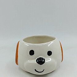 TURUNCU KULAK KÖPEKÇİK - 3D-3D KÖPEK KUPA - 3D - 