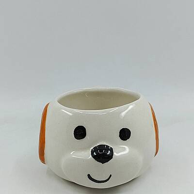 TURUNCU KULAK KÖPEKÇİK - 3D-3D KÖPEK KUPA - 3D - 1