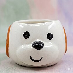 TURUNCU KULAK KÖPEKÇİK - 3D-3D KÖPEK KUPA - 3D - 