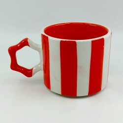 TURUNCU ŞERİT - 3D-YILDIZ KUPA - 3D - 