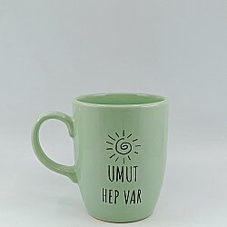 UMUT HEP VAR-KAMPANYALI KUPA - OVAL YEŞİL - 