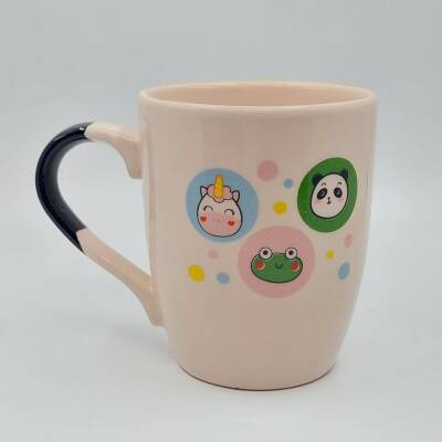 UNICORN PANDA KURBAĞA-OVAL KUPA - SİYAH SAP - 1