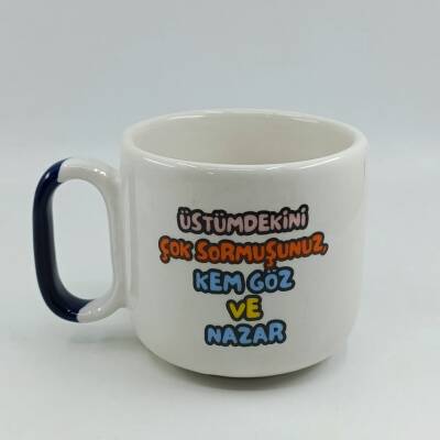 ÜSTÜMDEKİNİ ÇOK SORMUŞSUNUZ-ARYA ÇAY FİNCANI - KOBALT SAP - 1
