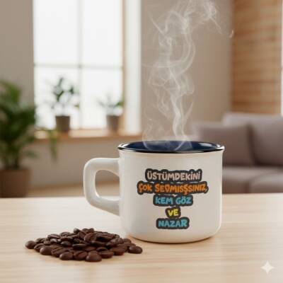 ÜSTÜMDEKİNİ ÇOK SORMUŞSUNUZ - VENUS KUPA - SİYAH İÇ - 1