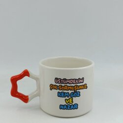 ÜSTÜMDEKİNİ ÇOK SORMUŞSUNUZ-YILDIZ KUPA - TURUNCU SAP - 