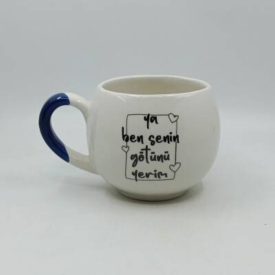 YA BEN SENİN GÖTÜNÜ YERİM-BALON KUPA - KOBALT SAP - 1