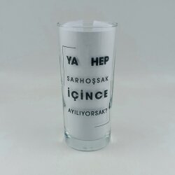 YA HEP SARHOSSAK-RAKI BARDAĞI - ŞEFFAF - 