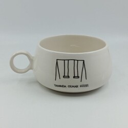 YANINDA OLMAK GÜZEL-LUNA KUPA - TRANSPARAN - 