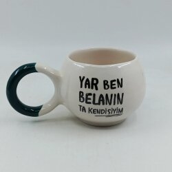 YAR BEN BELANIN TA KENDİSİ - BALONCUK KUPA - YEŞİL SAP - 