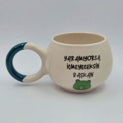 YARAMIYORSA İÇMEYECEKSİN - BALONCUK KUPA - YEŞİL SAP - 