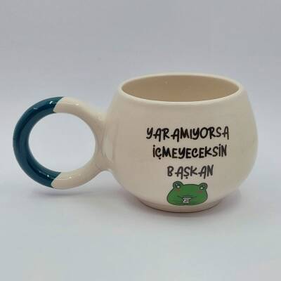 YARAMIYORSA İÇMEYECEKSİN - BALONCUK KUPA - YEŞİL SAP - 1