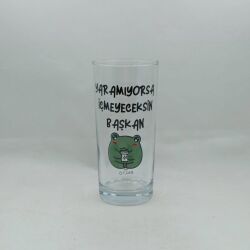 YARAMIYORSA İÇMEYECEKSİN-RAKI BARDAĞI - ŞEFFAF - 