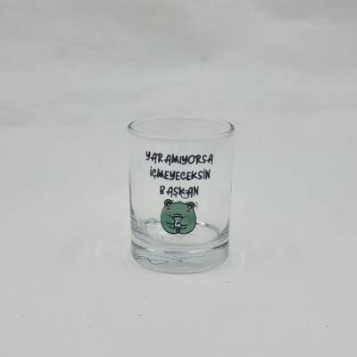 YARAMIYORSA İÇMEYECEKSİN-SHOT BARDAĞI - ŞEFFAF - 1