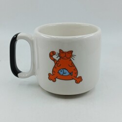 YAZ PT.15 - ARYA ÇAY FİNCANI - SİYAH SAP - 