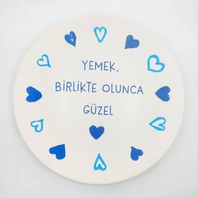 YEMEK BİRLİKTE OLUNCA GÜZEL-SATÜRN SUNUM TABAĞI - TRANSPARAN GÖVDE - 1