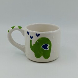 YEŞİL FİL -3D-ÖZEL FORM - 3D - 