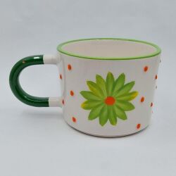 YEŞİL FIRÇA DARBELİ ÇİÇEK - 3D-ÖZEL FORM - 3D - 