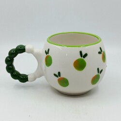 YEŞİL LİMON - 3D-PUF KUPA - 3D - 