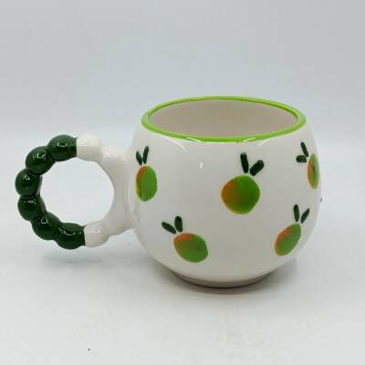 YEŞİL LİMON - 3D-PUF KUPA - 3D - 1