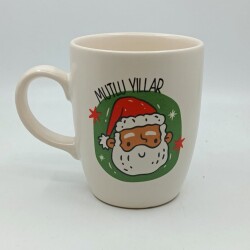 YEŞİL NOEL BABA-OVAL KUPA - TRANSPARAN SAP - 