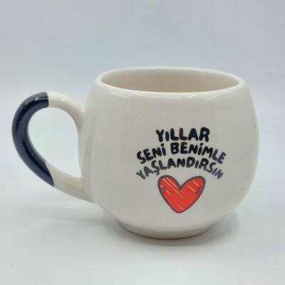 YILLAR SENİ BENİMLE YAŞLAN - BALON KUPA - SİYAH SAP - 1