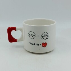 YOU & ME -KALP KUPA - KIRMIZI SAP - 