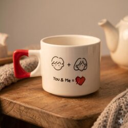 YOU & ME -KALP KUPA - KIRMIZI SAP - 