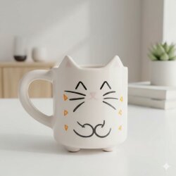 YUMUK KEDİ-KEDİ KUPA - TRANSPARAN SAP - 