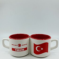 YURTTA SULH CİHANDA SULH-VENUS KUPA - KIRMIZI İÇ - 