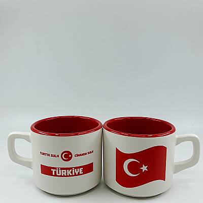 YURTTA SULH CİHANDA SULH-VENUS KUPA - KIRMIZI İÇ - 1