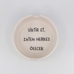 ZATEN HERKES ÖLECEK-YUVARLAK KÜÇÜK KÜLLÜK - TRANSPARAN - 